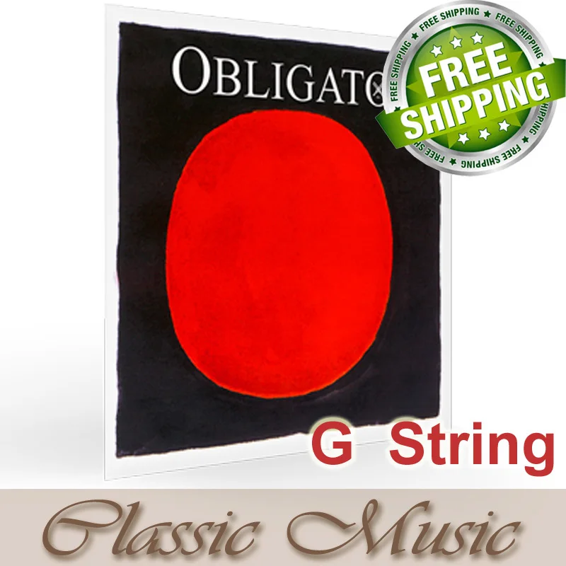 

Free shipping ,Pirastro Obligato Violin String ,Just G String (411421) ,Made in Germany
