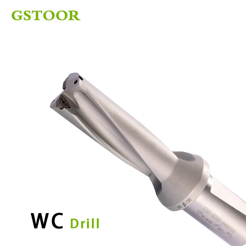 

WC C40 SD50.5 50.5MM - 55MM U Drilling Shallow Hole indexable insert drills 2D 3D 4D Fast Drill Bit CNC For WC Type Inserts