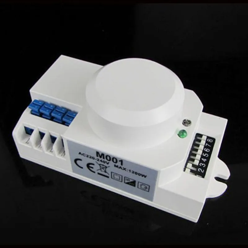 

Free 110V/AC-240V/AC 360 degree Microwave Sensor Light Switch Induction Microwave Motion Sensor switch Vibration Sensor