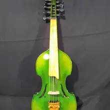 Барокко Стиль SONG Brand master Green 6*5 string 1" viola d'Amore#9429