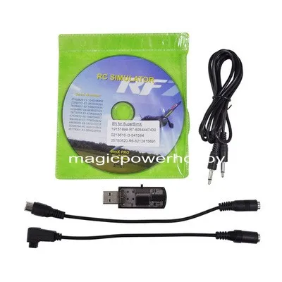 Модернизированный 22 в 1 симулятор 22в1 RC USB Flight Simulator кабель Поддержка Realflight G7 Phoenix 5 0