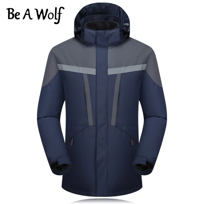 Зимняя походная куртка Be A Wolf для женщин и мужчин, уличная одежда для кемпинга, катания на лыжах, охоты, рыбалки с подогревом, водонепроницаемая ветровка, куртки H4