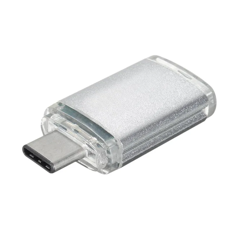 Тип Мини C USB 3.1 SD OTG адаптер TF чтения карт памяти для сотового телефона plug and play Алюминий сплав