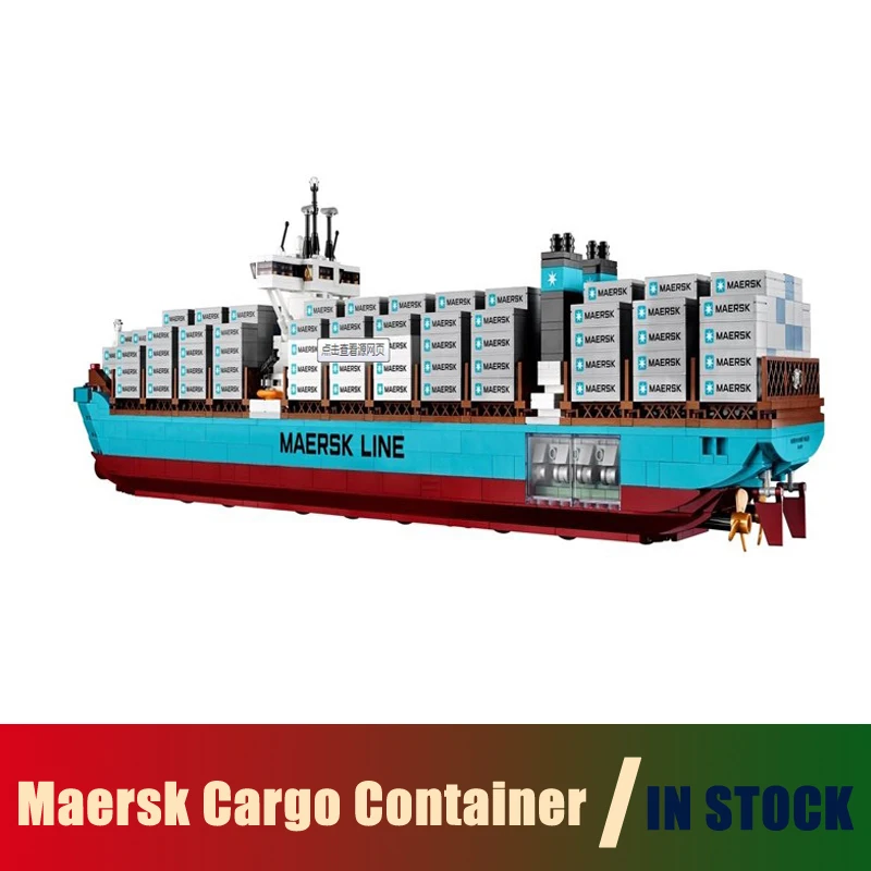 

Compatible Technic creator 10241 Models Building Toy The Maersk Cargo Container Ship 22002 Building Blocks Toys