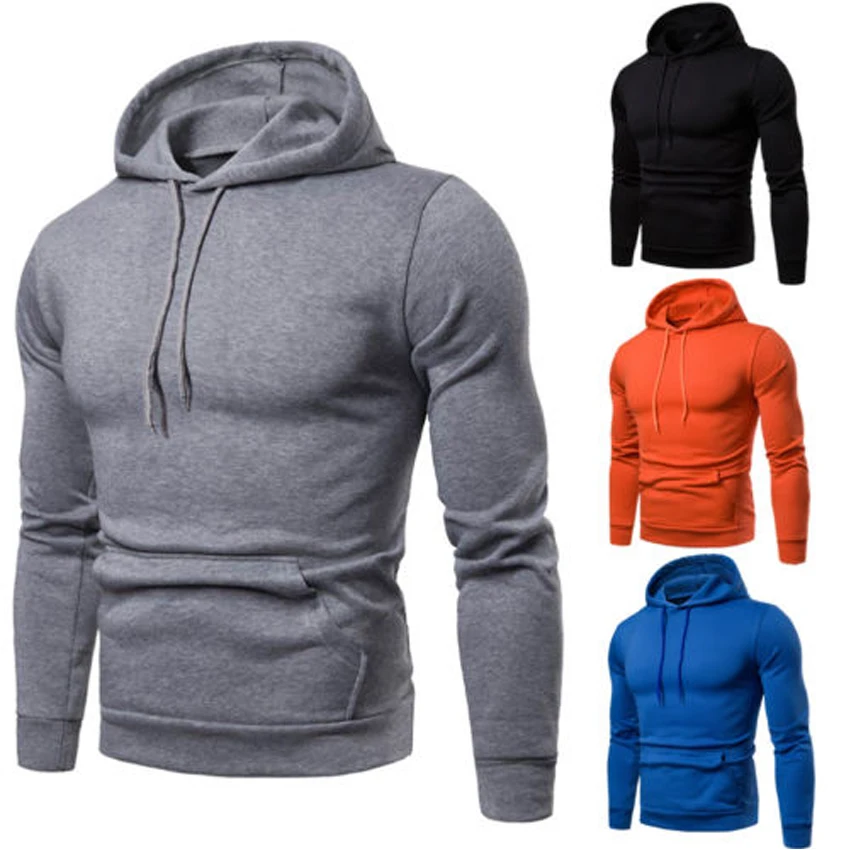 

Hooded Shirt Men Hoodie Long Sleeve Slim Fit Hooded Sweatshirt Outwear Sweater Warm Coat Jacket Hooded Dress Full Sleeve Casual