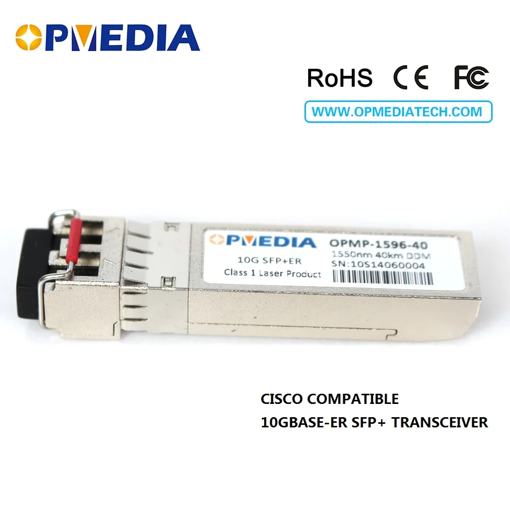 x2 10gb er 1550nm 40km optical transceivers compatible hpe j8438a x131 x2 sfp modules Compatible with Cisco 10G 1550nm 40km SFP+ optical module,10G ER SFP+ transceiver with dual LC connector and DDM function