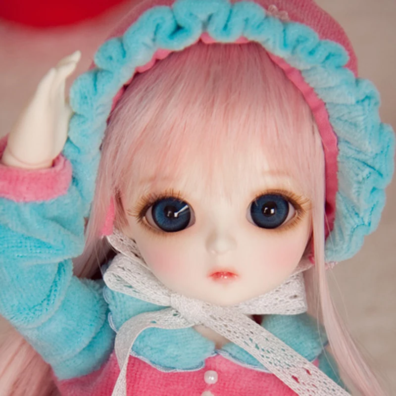 

Full set 1/6 BJD Doll BJD/SD Lovely Miu Joint Doll Lovely Resin Doll With Eyes For Baby Girl Birthday Gift Free Shipping