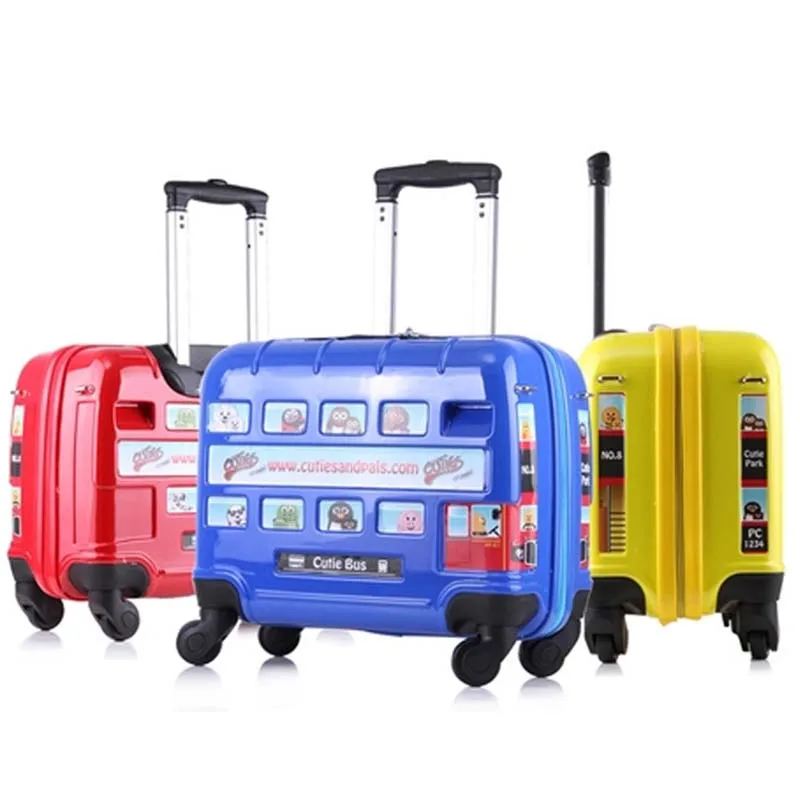 

Kids Suitcase Children's Luggage Travel Trolley Suitcase with wheels Child schoolbags Boy Girl Toys Rolling luggage/box /storage