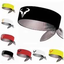 1 шт. Federer/Nadal повязка на голову из хлопка для теннисной ракетки, теннисная ракетка, баскетбольная головная повязка, Спортивная впитывающая пот Яга sweatband