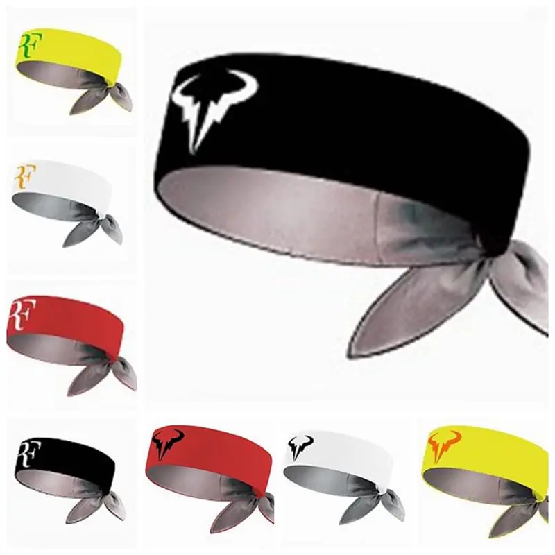 

1pc Federer/Nadal Cotton headbands for tennis racket,tennis racquet basketball head band,sports Absorb sweat yaga sweatband