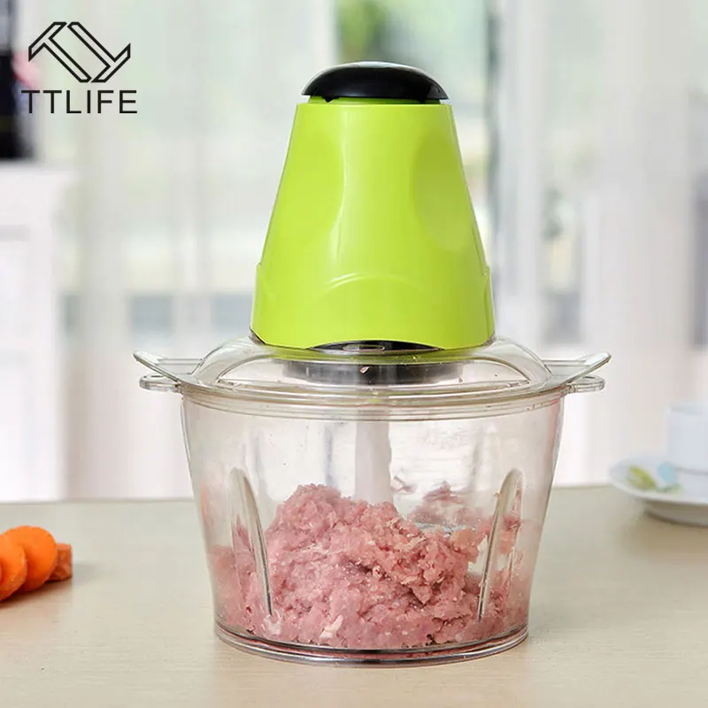 

TTLIFE Multifunctional Electric Meat Grinder High Quality Home Meat Mincer Fruit Vegetable Chopper Quick Cutter Food Processor