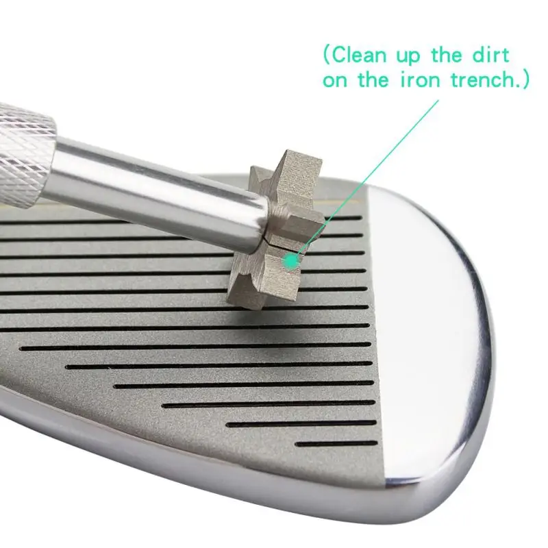 2019 гольф-заточка для клюшки с 6 головками повторная заточка Инструмент Для Гольфа Очиститель для головы сильный клиновидный сплав