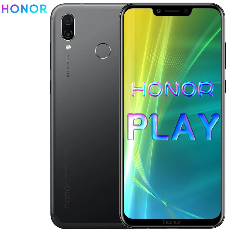 HONOR Play мобильный телефон 6,3 дюймов Kirin 970 Восьмиядерный Android 8,1 2340x1080 быстрое зарядное устройство 9 В/2 А