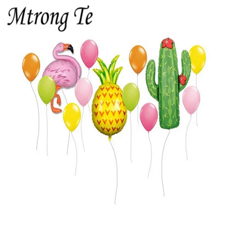 ICE CREAM PINEAPPLE CACTUS WATERMELON BALLOON SUMMER BEACH GARDEN PARTY DECOR