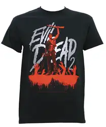 Аутентичные Зловещие мертвецы 2 Blu-Ray обложки фильма ужасов футболки