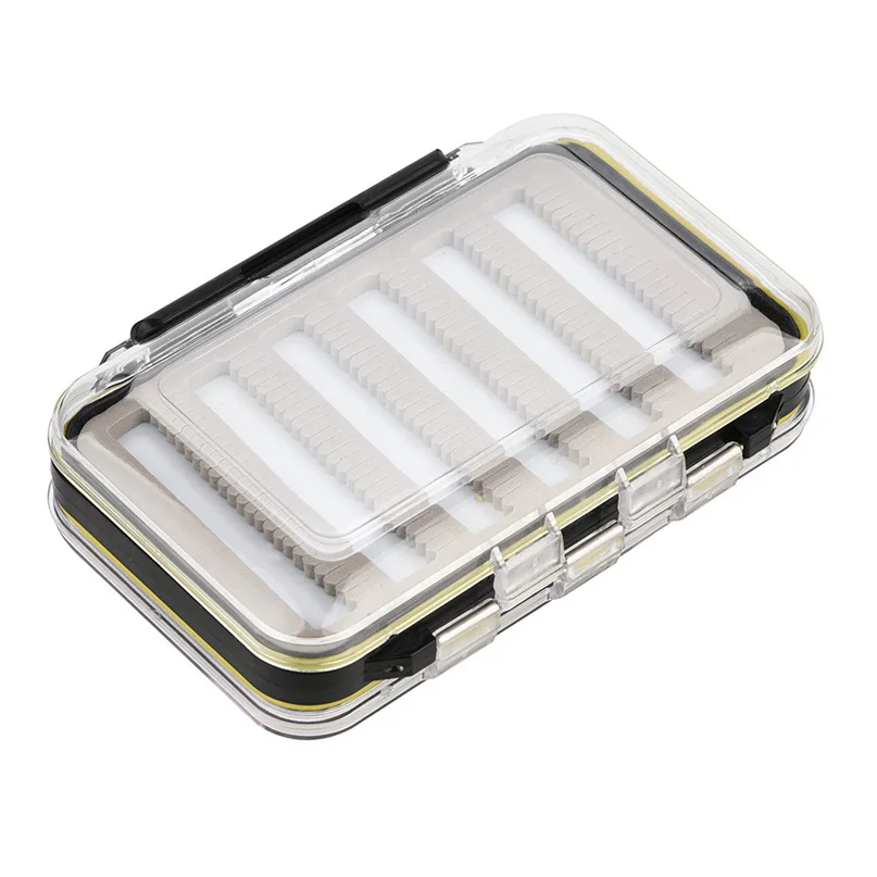

New Foam Waterproof Fishing Bait Organizer Box Fishing Hooks Case Tackle Storage Fisher Gear Bulk With Double Side #2M07
