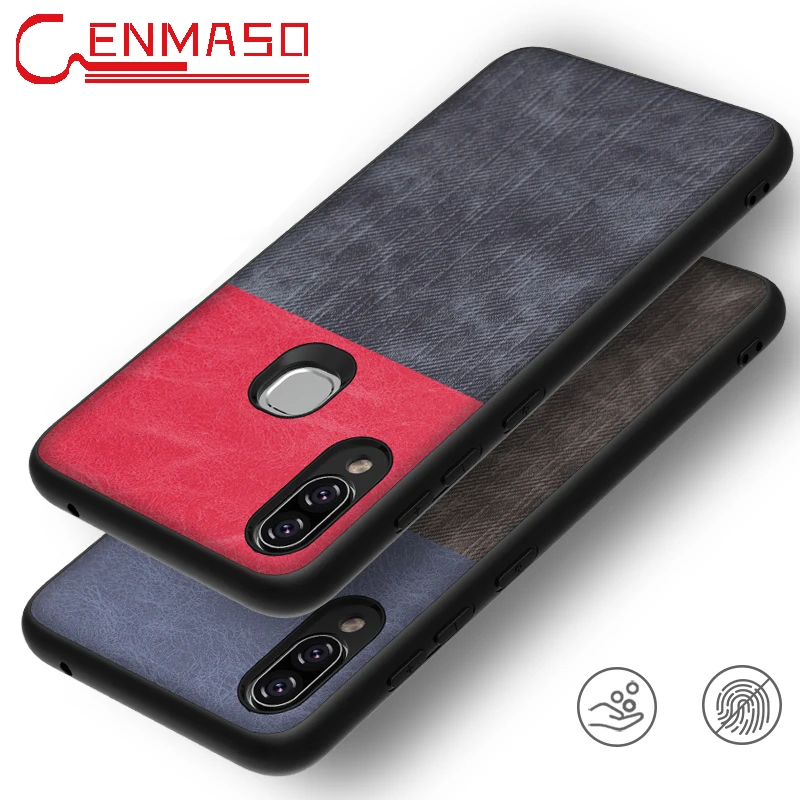 

For Lenovo S5 Pro L38041 Case for Lenovo K5 Pro L58041 Case for Lenovo K5Pro S5pro Silicon Jeans Fabric Shockproof Back cover