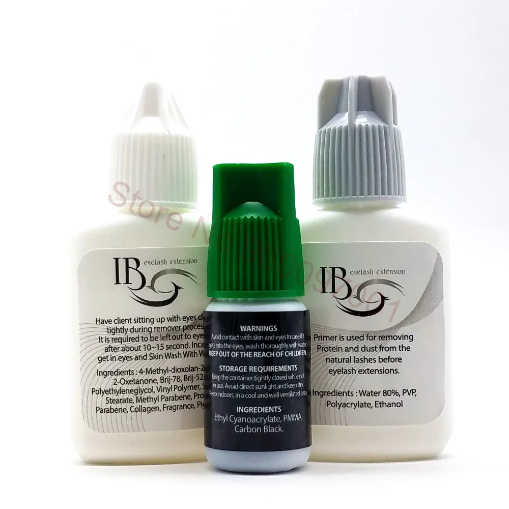 IB Ultra Super Glue llash праймер для удаления ресниц набор наращивания быстросохнущий