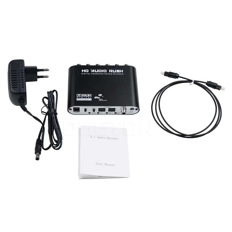 Caldecott 5 1 CH аудио декодер SPDIF коаксиальный к RCA DTS AC3 оптический цифровой усилитель