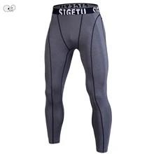 Мужские быстросохнущие спортивные Леггинсы для бега, компрессионные колготки для бега, дышащие штаны для фитнеса, занятий в тренажерном зале, эластичная спортивная одежда