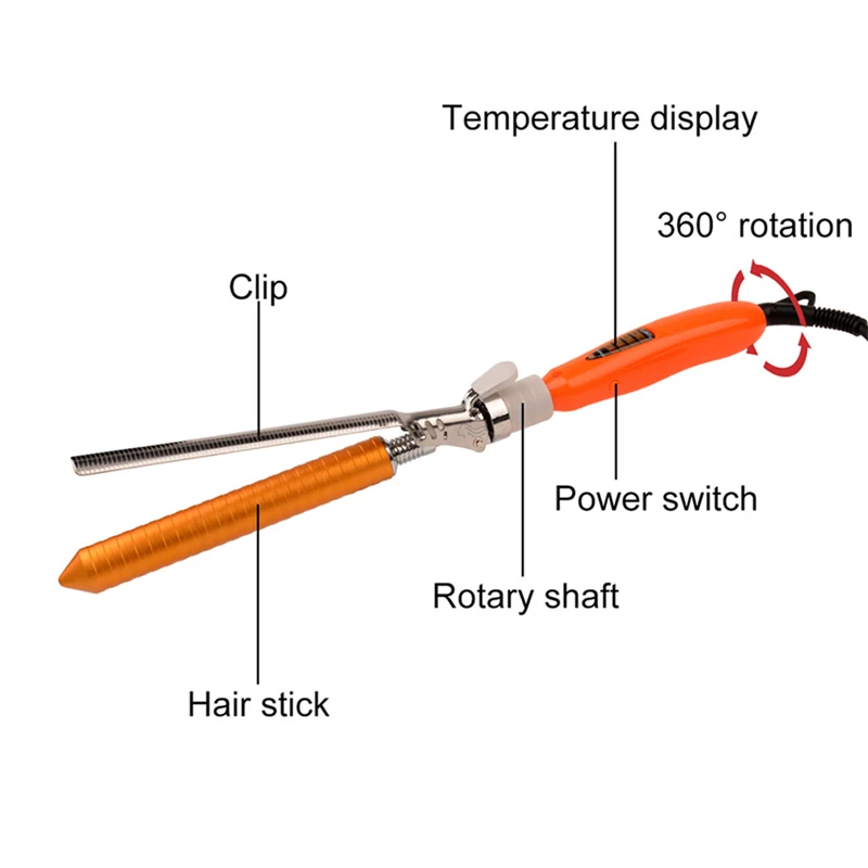 Ondulação de Cabelo Ferros de Cerâmica Modelador de Cabelo 22 25 28 31 mm Rápido Profissional Rolos Mágico Onda Curling Wand Styling Tools 9 - 13 16 19 14 31 MM Rápido Ondulação de Cabelo Profissional