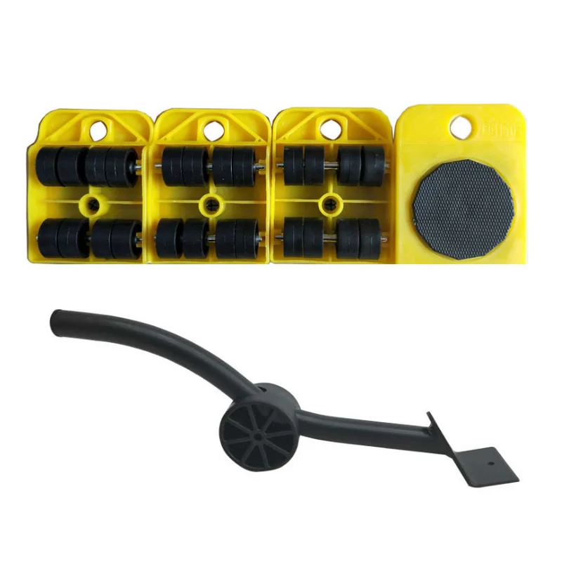 

New Crowbar Plastic Mover Thick Weight Moving Moving Tool Convenient And Practical Combination A3 Steel / Plastic