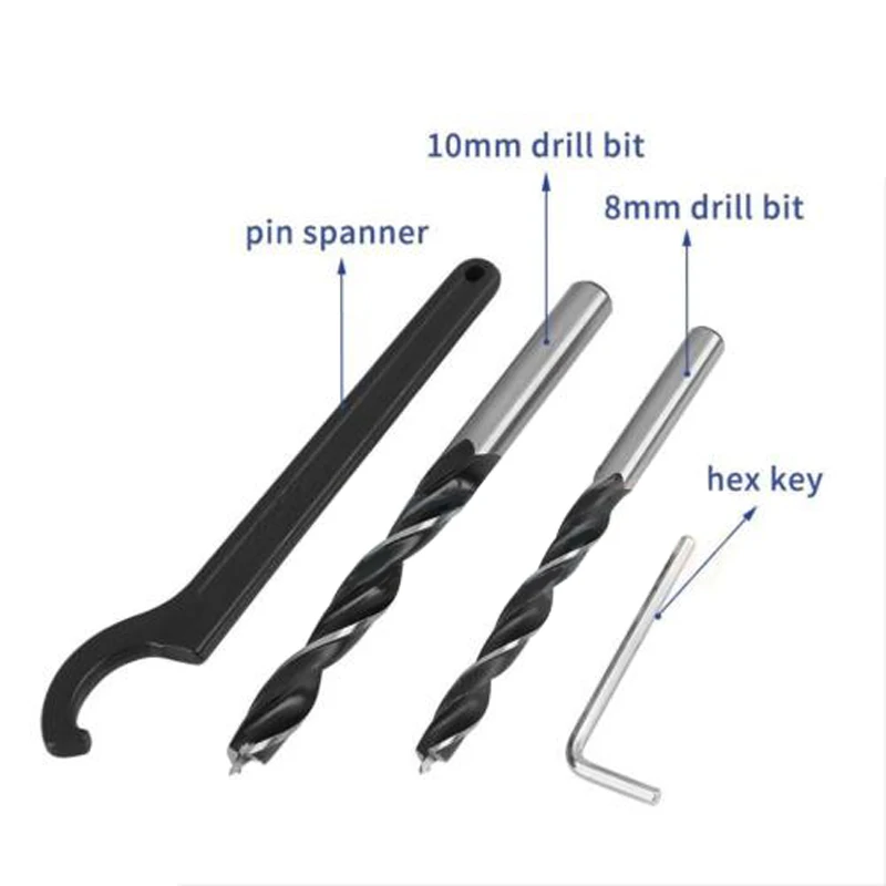 1set  Woodworking Pocket Hole Jig Step Drilling Bit Carpentry Guide Locator Tool