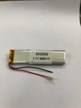 

3.7v li po li-ion batteries lithium polymer battery 3 7 v lipo li ion rechargeable lithium-ion for tablet dvr 3000mAh 902699 LED