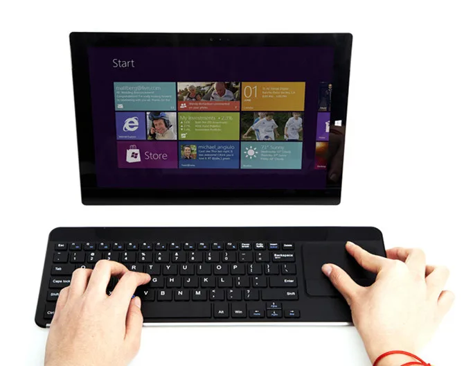 MAORONG TRADING Bluetooth wireless keyboard with touchpad external keyboard for Mircosoft