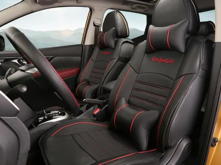 

Black Car Seat Covers Set Interior Covers Car Styling Cushion Protector Car Accessories For Nissan Qashqai 2016