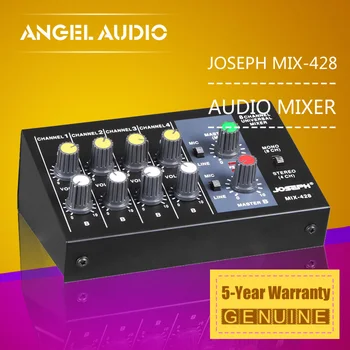 

Top Quality Professional Switchable Stereo 4 Channel Mono 8 Channels Mixing Hub MIX428 MIX-428 Microphone Audio Mixer Console