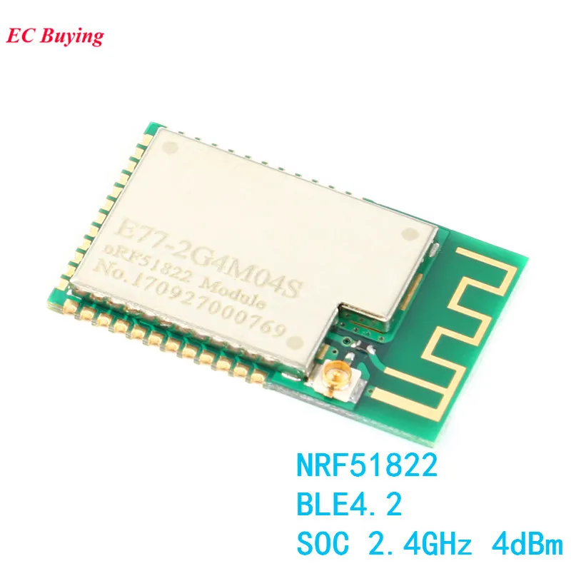 NRF51822 беспроводной модуль Bluetooth BLE4.2 SOC макетная плата 2 4 ГГц дБм DIY Электронный