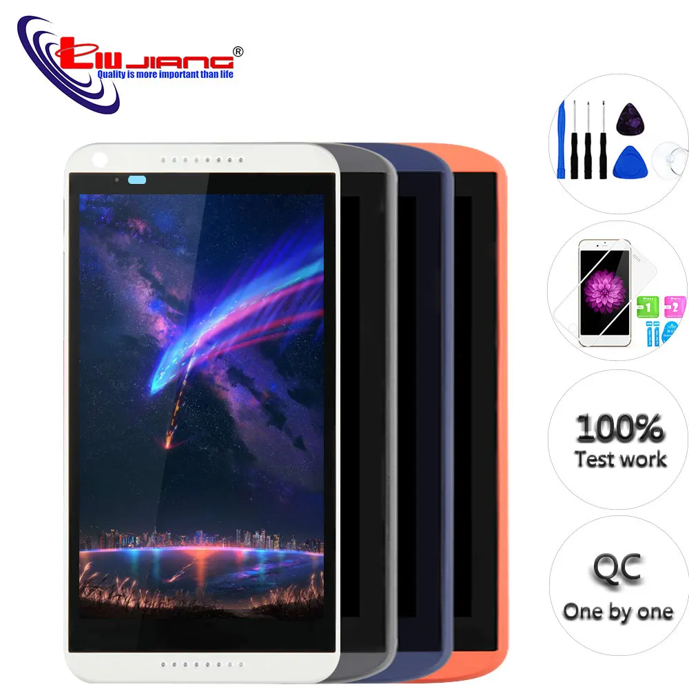 

For HTC Desire 816 LCD Touch Screen Digitizer with Frame Repair Parts With frame Frame For HTC 816 LCD Replacement Parts