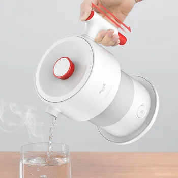 

Deerma Folding Electric Kettle 0.6L Travel Portable Water Kettle Handheld Water Flask Pot Auto Power-Off Protection Pot