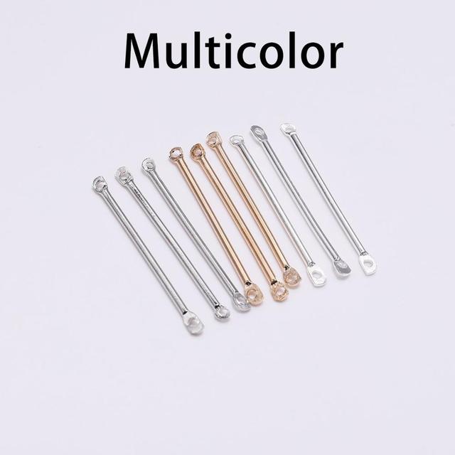 15-40 mm Double Cylinder Rod Metal Earrings Findings Ear Clip Ear Hook DIY Handma For Jewelry Making Craft Accessories