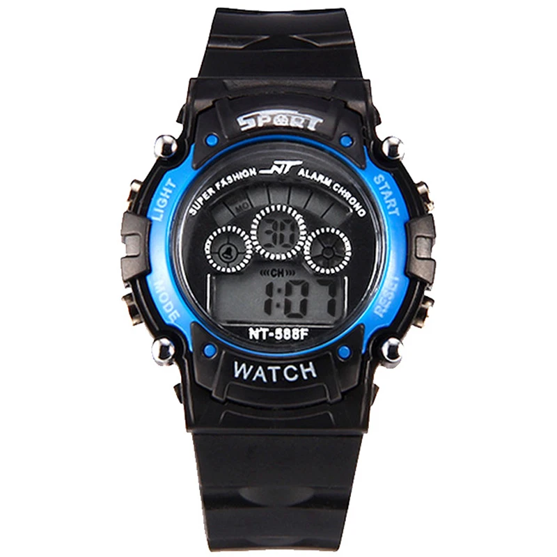 

Men's Multi-function Digital Wristwatches Outdoor Sports Luminous Black LED Watch Student Watches Sale