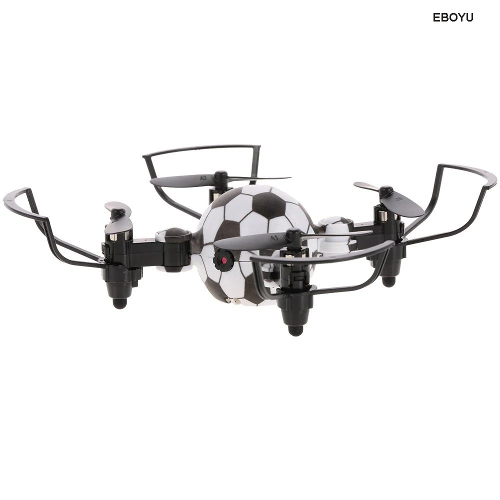 EBOYU DH-880 2,4 ГГц 4CH 0.3MP Wi-Fi FPV Камера складной Футбол Форма смотреть контроллер RC горючего высоты Радиоуправляемый Дрон RTF