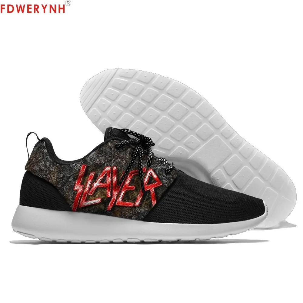 

American Whip The Metal Band Slayer Men's Custom Casual 3D Print Outdoor Leisure Mens Mesh Shoes
