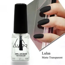 Free Shipping 1Pcs 6ML Nail Polish Magic Super Matte Transparent Nails Art Gel Frosted Surface Oil Nail Polish high quality