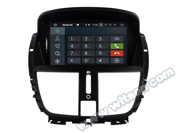 WITSON Android 9,0 Восьмиядерный(Восьмиядерный) 4G ram автомобильный DVD gps для PEUGEOT 207/207CC 2007- Аудио Автомобильная система аудио gps