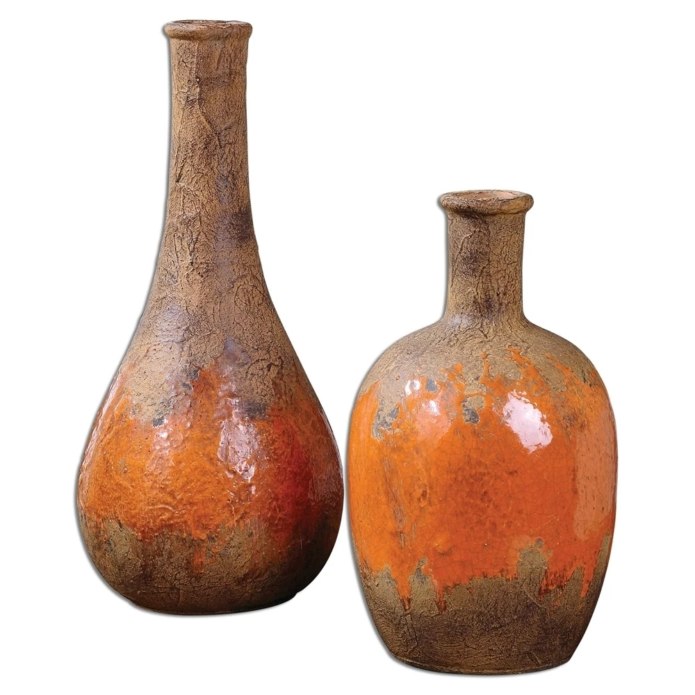 Uttermost Kadam Ceramic Vases Set 2
