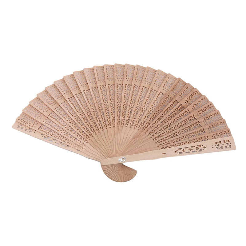 Китайский стиль классический ароматный Деревянный Декоративный вентилятор полый деревянный вентилятор складной вентилятор женский вентилятор деревянные изделия