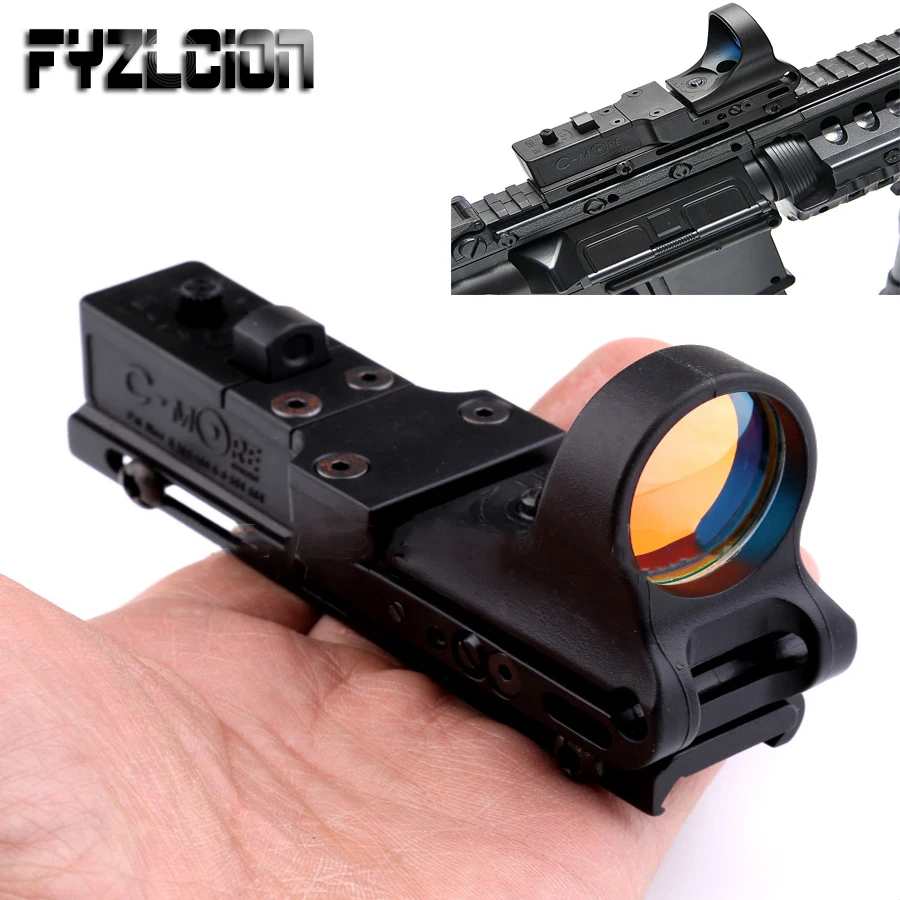 

Tactical Red Dot Sight Scope EX 182 Element SeeMore Railway Reflex C-MORE Red&Green Illumination Scope for Airgun Air Rifle