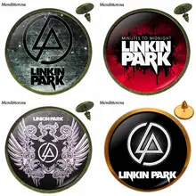 Рождественские серьги бронза/серебро/Золотой зажим серьга-гвоздик серьги для влюбленных лучшие дружбы Linkin Park логотип