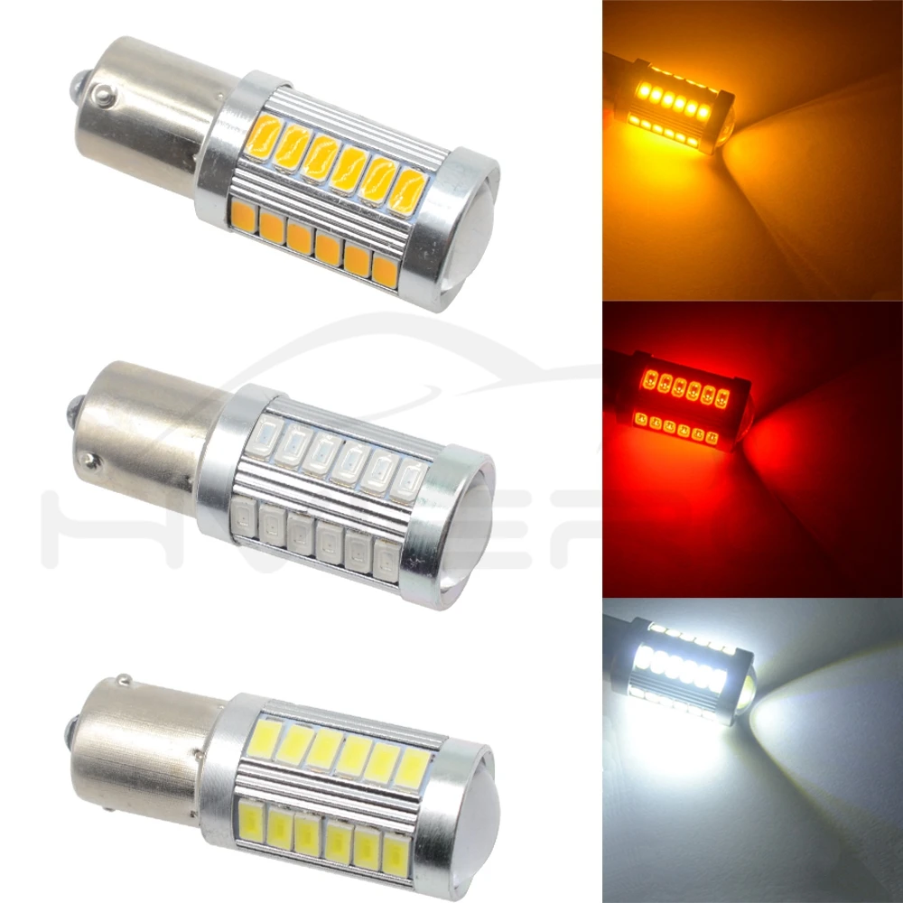 2X белый красный 1156 BA15S 1157 BAY15D P21 5 Вт 33SMD 5730 светодиодный Автомобильные стоп-сигналы заднего фонаря сигнала авто светодиодный заднего хода лампы Туман светодиодный