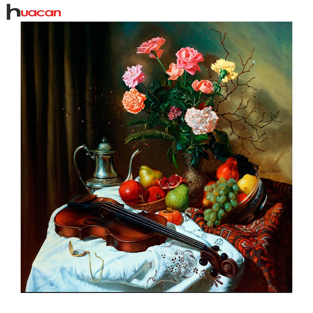 

Diamond Embroidery Flowers Diamond Painting Cross Stitch Floral Diamond Mosaic Diy Home Decor For Living Room Handmade Crafts