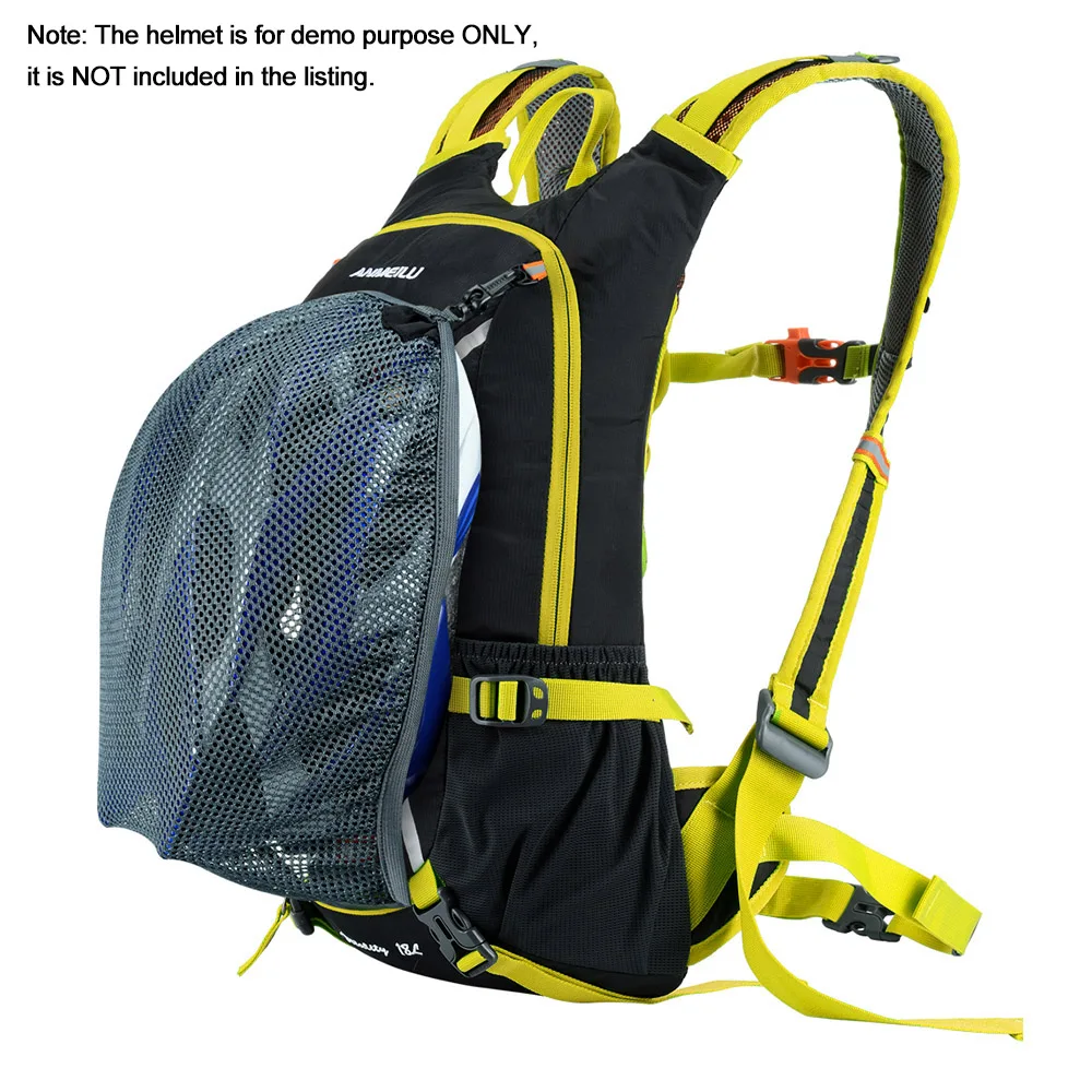 Top ANMEILU 18L Climbing Bags Cycling Bag Bicycle Backpack Hydration Sport Ultralight Hiking Pouch with Rain Cover casco ciclismo 6