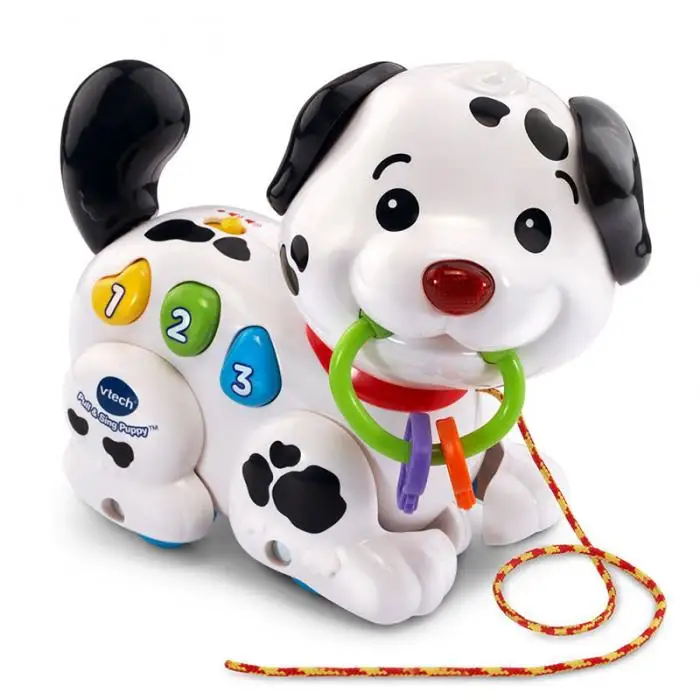 Электронные игрушки ходьба Pull Sing Puppy Dog домашние животные для детей Детский подарок 998