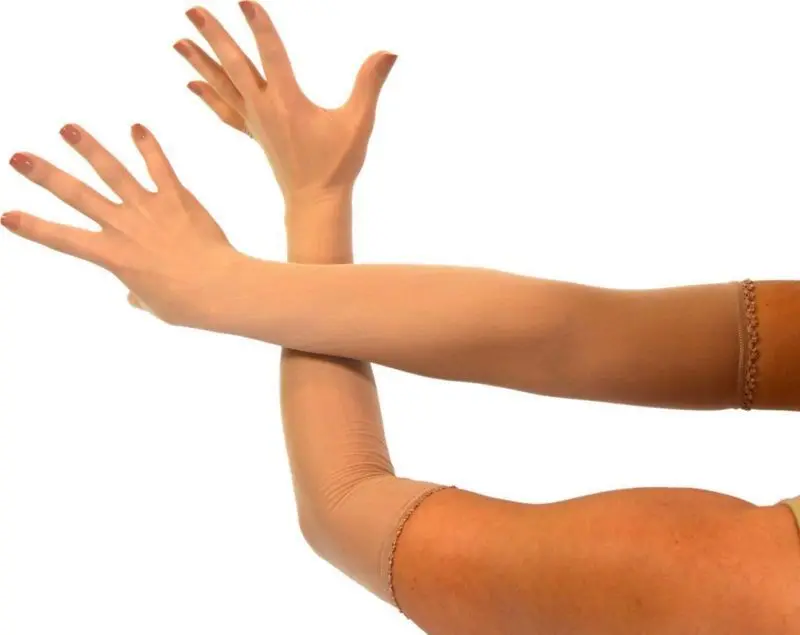 Унисекс Тощий Бесшовные Sheer непрозрачные шелковистые 5 пальцы длинные перчатки солнцезащитный крем тонким Театр костюм танцовщицы