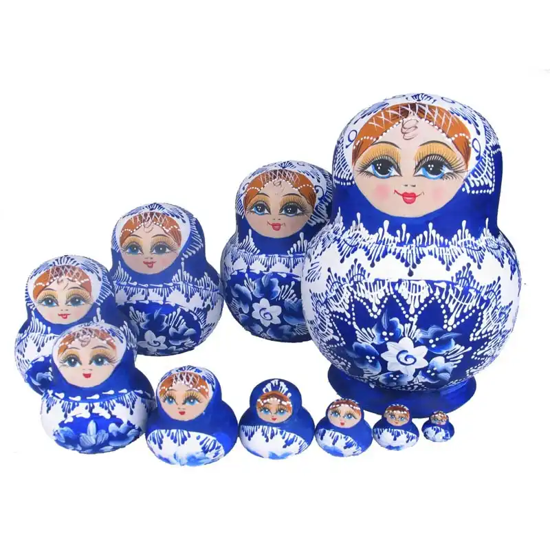 porcelain russian nesting dolls